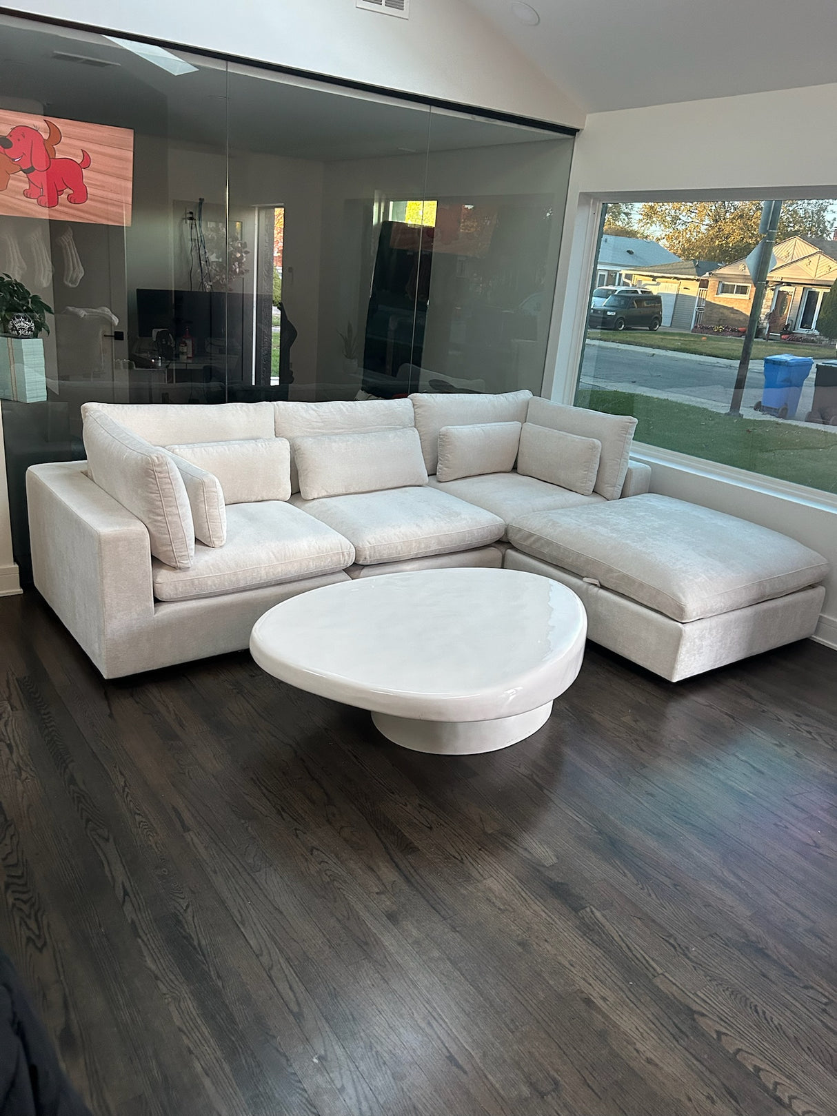 Serenity Cloud 4pc Sectional w/Storage Ottoman - Pull Up A Couch