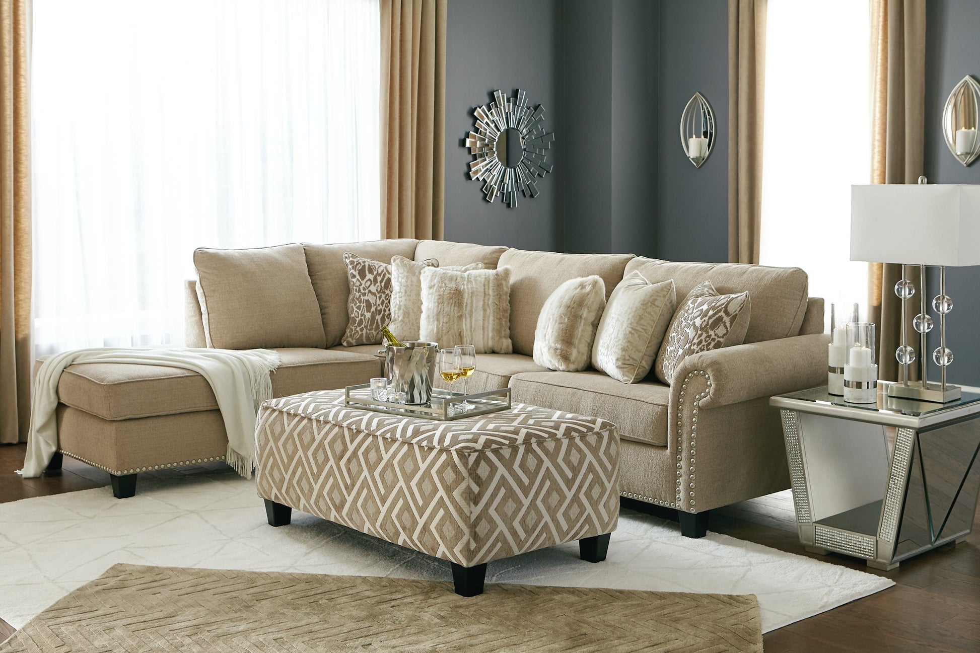 Dovemont Living Room Set - Pull Up A Couch