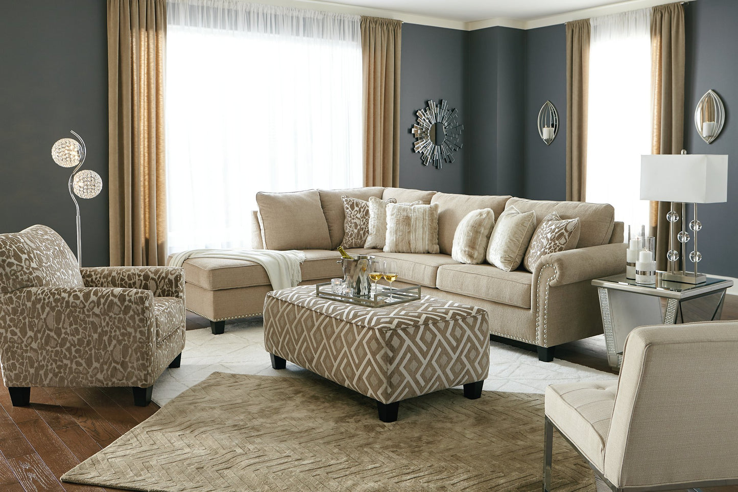 Dovemont Living Room Set - Pull Up A Couch