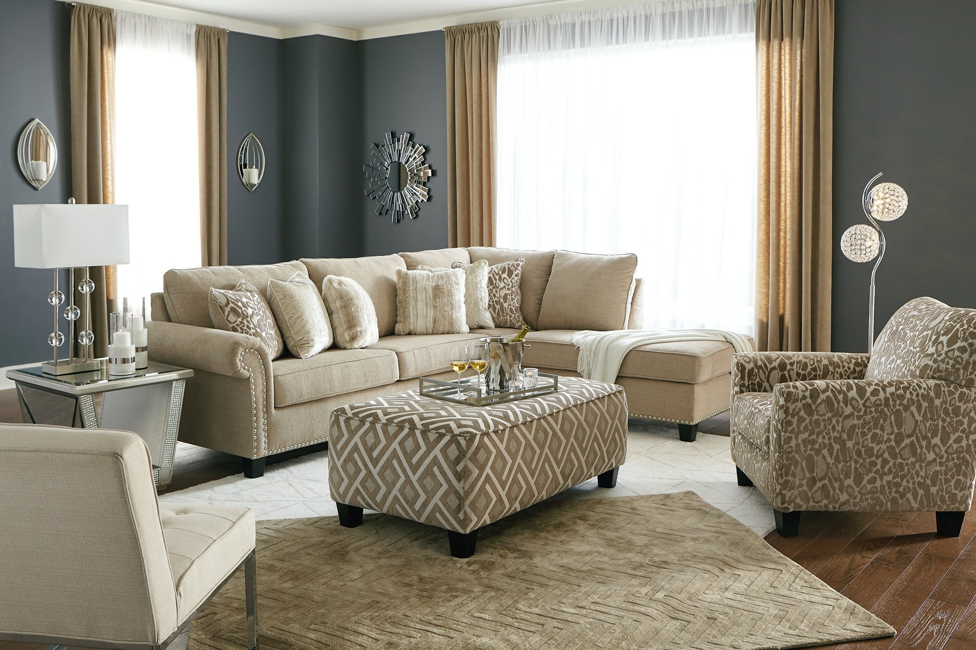 Dovemont Living Room Set - Pull Up A Couch