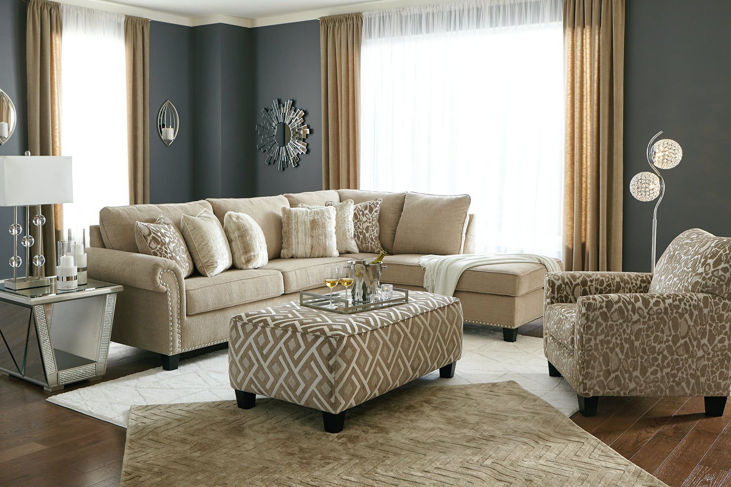 Dovemont Living Room Set - Pull Up A Couch