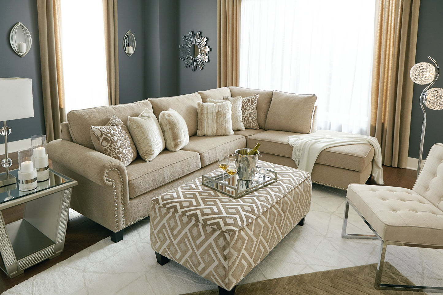 Dovemont Living Room Set - Pull Up A Couch