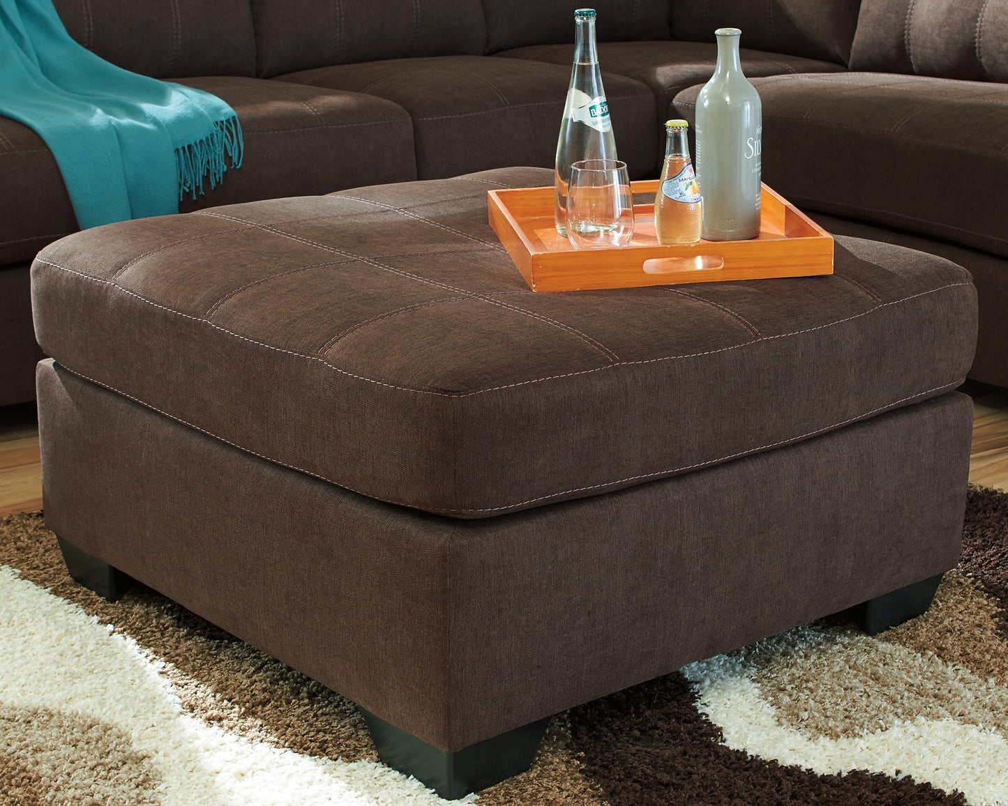 Maier Oversized Accent Ottoman - Pull Up A Couch