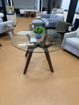 ARTICLE - Emmer 47.25" Glass Dining Table