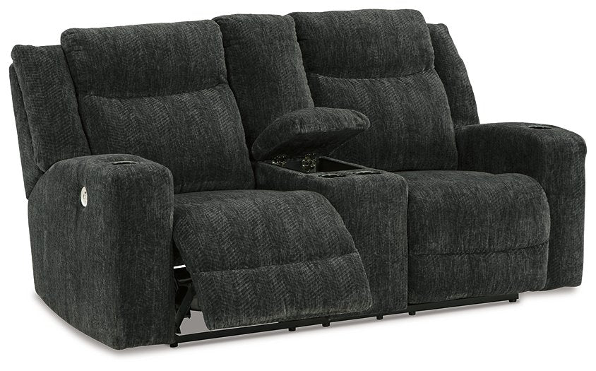 Martinglenn Power Reclining Loveseat with Console - Pull Up A Couch