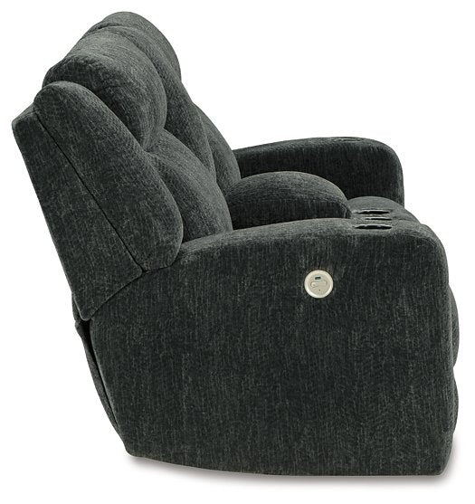 Martinglenn Power Reclining Loveseat with Console - Pull Up A Couch