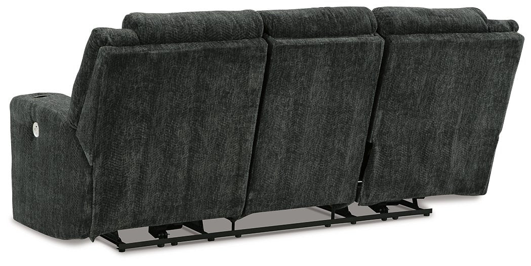 Martinglenn Power Reclining Sofa with Drop Down Table - Pull Up A Couch