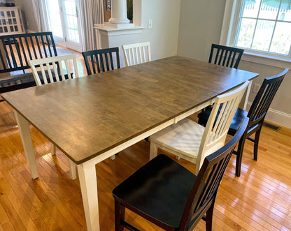 Solid Wood Farm Table Dining Set w/10 Seats - Pull Up A Couch