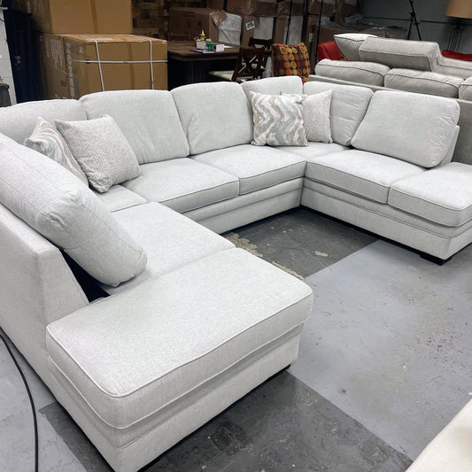 Warehouse M 3pc sectional w/ Double Chaise and Trundle Bed