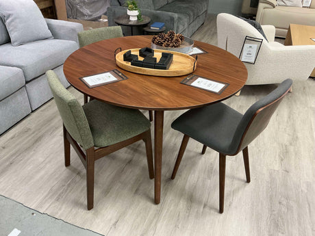 ARTICLE - Seno Round Dining Table for 4 (Walnut)
