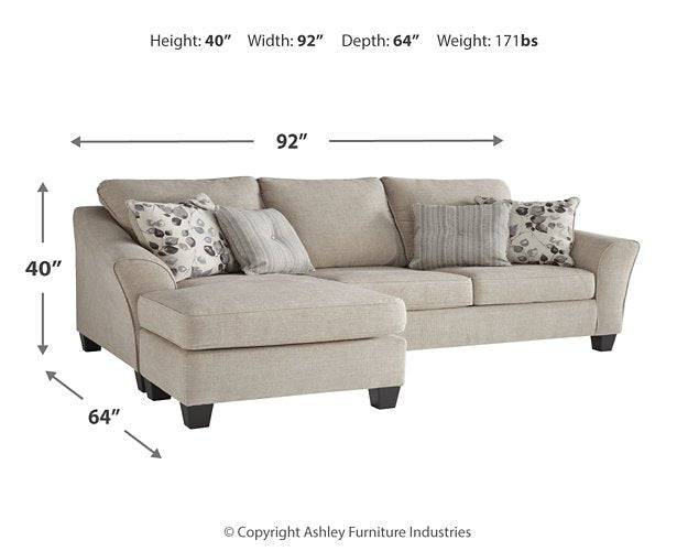 Abney Sofa Chaise - Pull Up A Couch