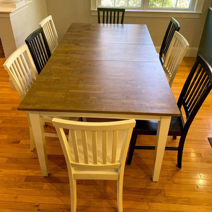 Solid Wood Farm Table Dining Set w/10 Seats - Pull Up A Couch