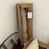 Article Rutbeek 106-inch outdoor umbrella with coast taupe fabric, providing shade for outdoor patio or garden spaces.