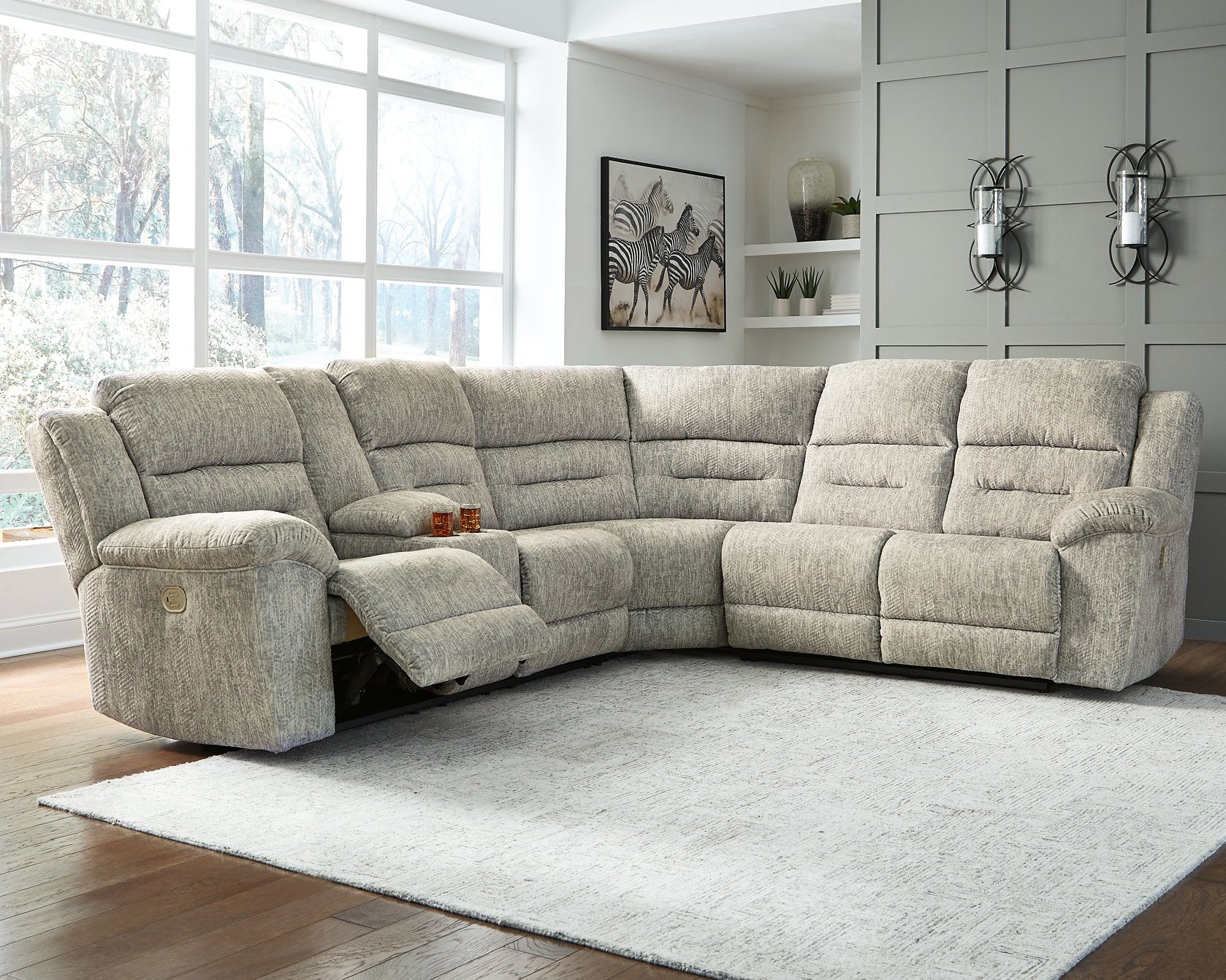 Family Den 3-Piece Power Reclining Sectional - Pull Up A Couch