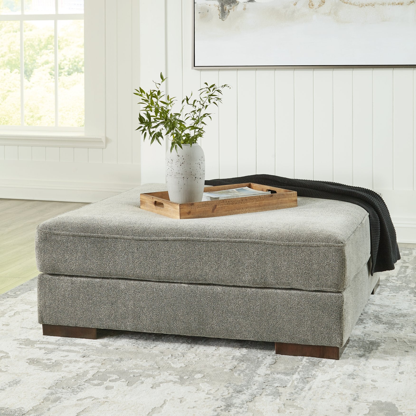 Bayless Oversized Accent Ottoman - Pull Up A Couch