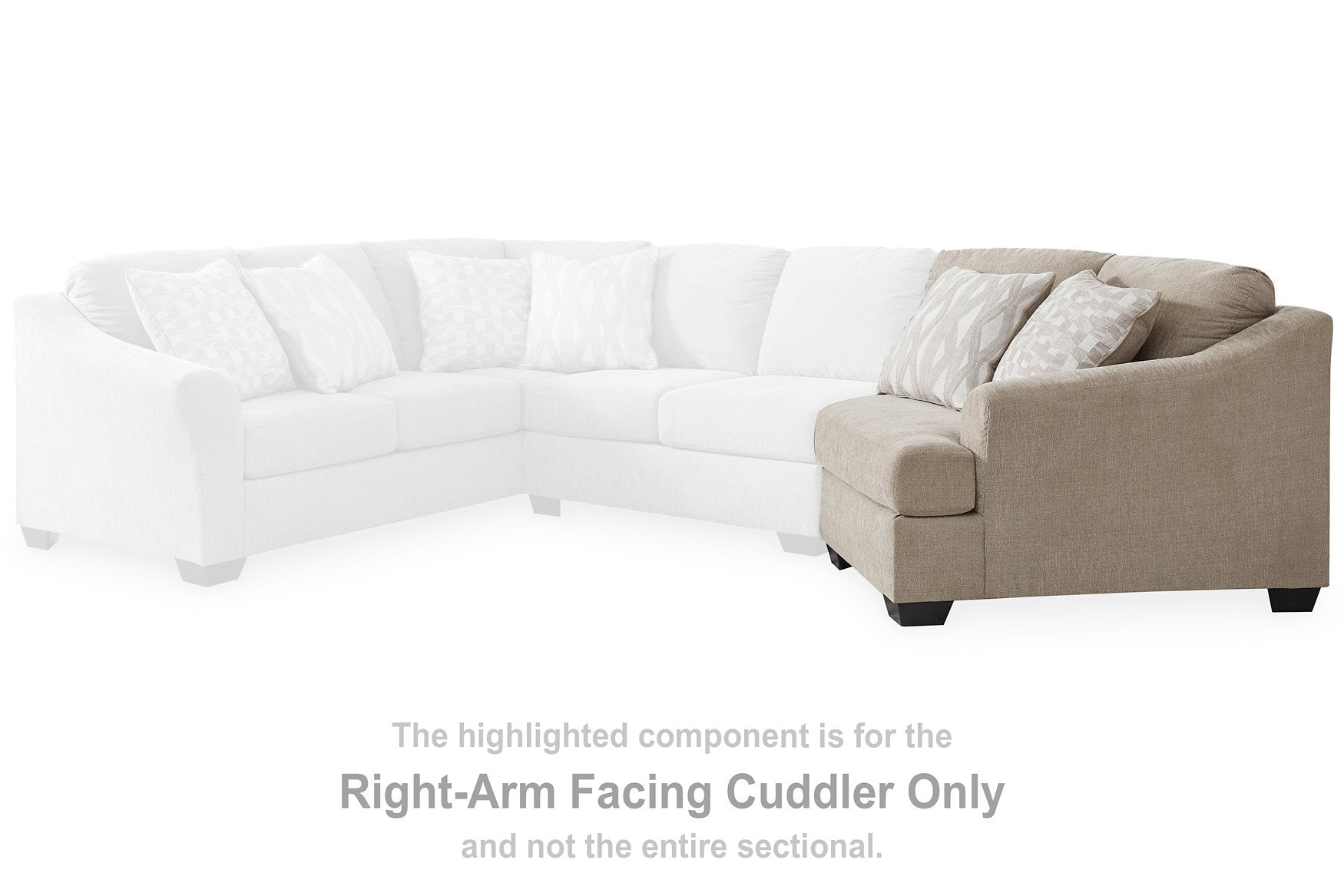 Brogan Bay 3-Piece Sectional with Cuddler - Pull Up A Couch