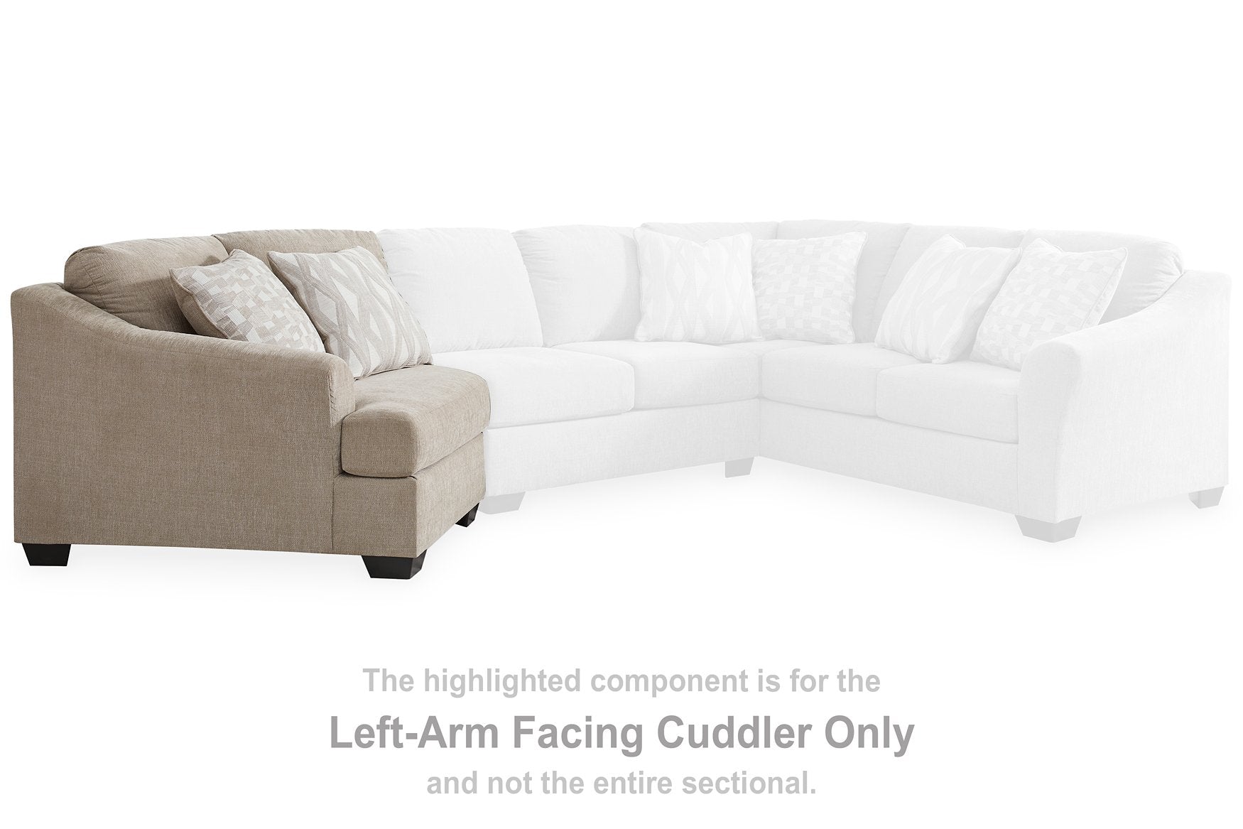 Brogan Bay 3-Piece Sectional with Cuddler - Pull Up A Couch