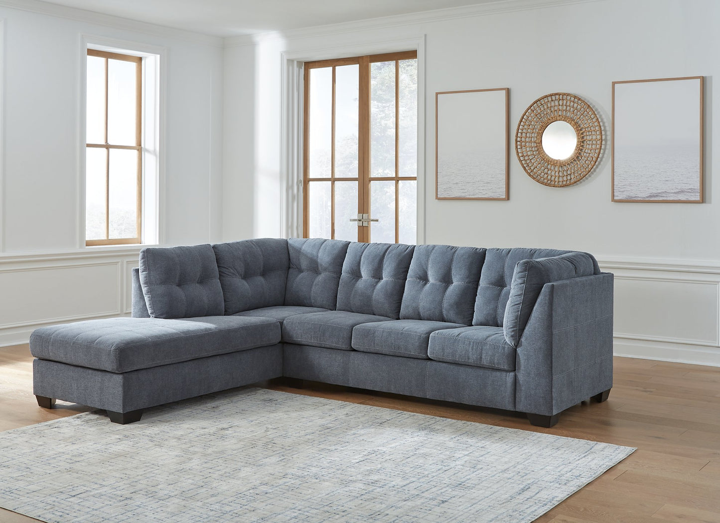 Marleton 2-Piece Sectional with Chaise - Pull Up A Couch