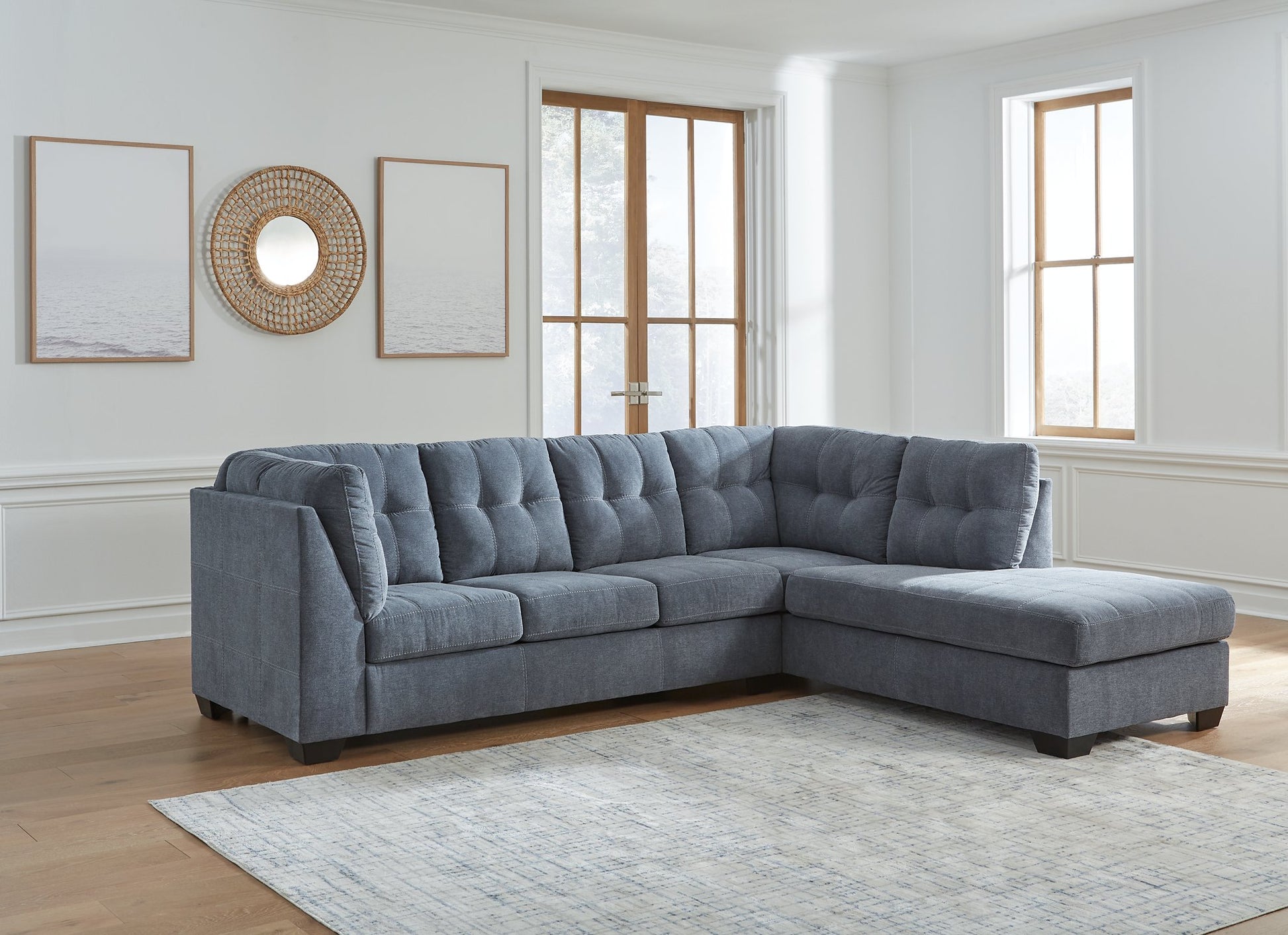 Marleton 2-Piece Sectional with Chaise - Pull Up A Couch