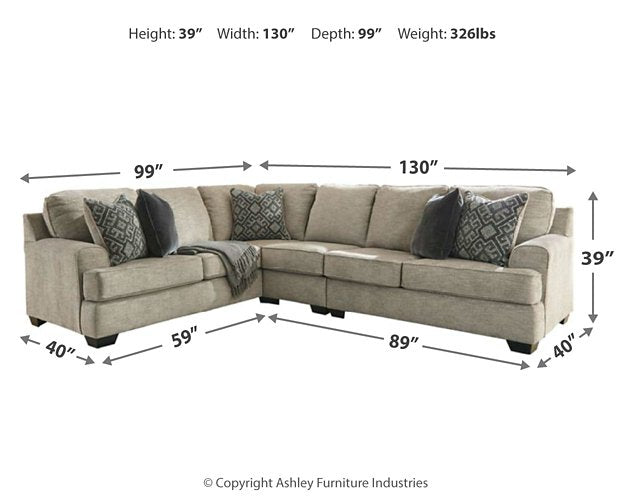 Bovarian Sectional - Pull Up A Couch