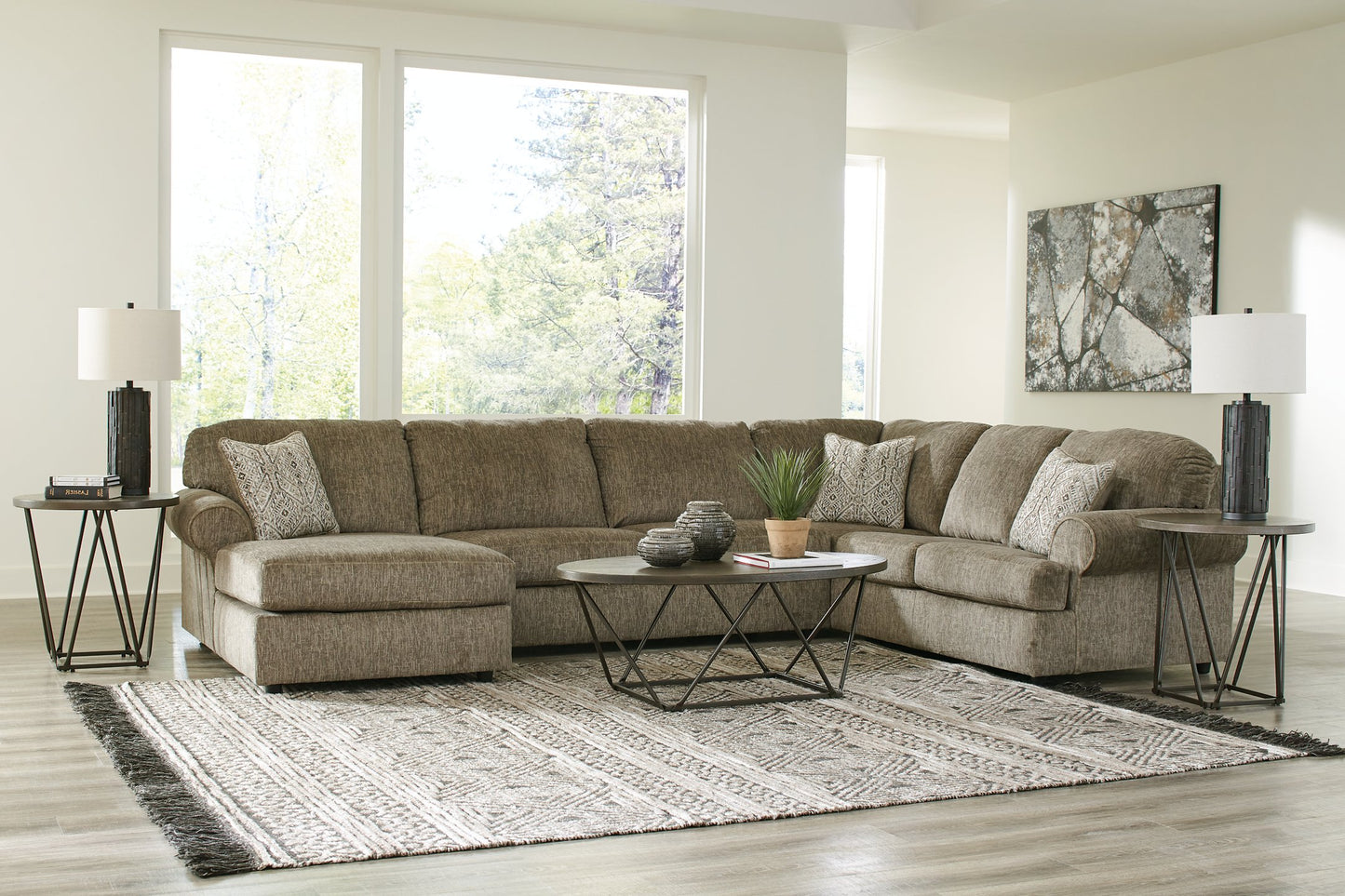 Hoylake 3-Piece Sectional with Chaise - Pull Up A Couch