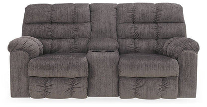 Acieona Reclining Loveseat with Console image