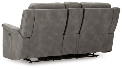 Next-Gen DuraPella Power Reclining Loveseat with Console - Pull Up A Couch