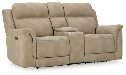 Next-Gen DuraPella Power Reclining Loveseat with Console - Pull Up A Couch