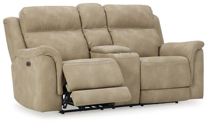 Next-Gen DuraPella Power Reclining Loveseat with Console - Pull Up A Couch