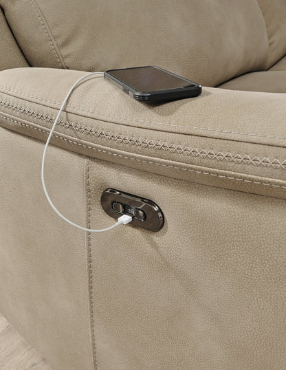 Next-Gen DuraPella Power Reclining Loveseat with Console - Pull Up A Couch