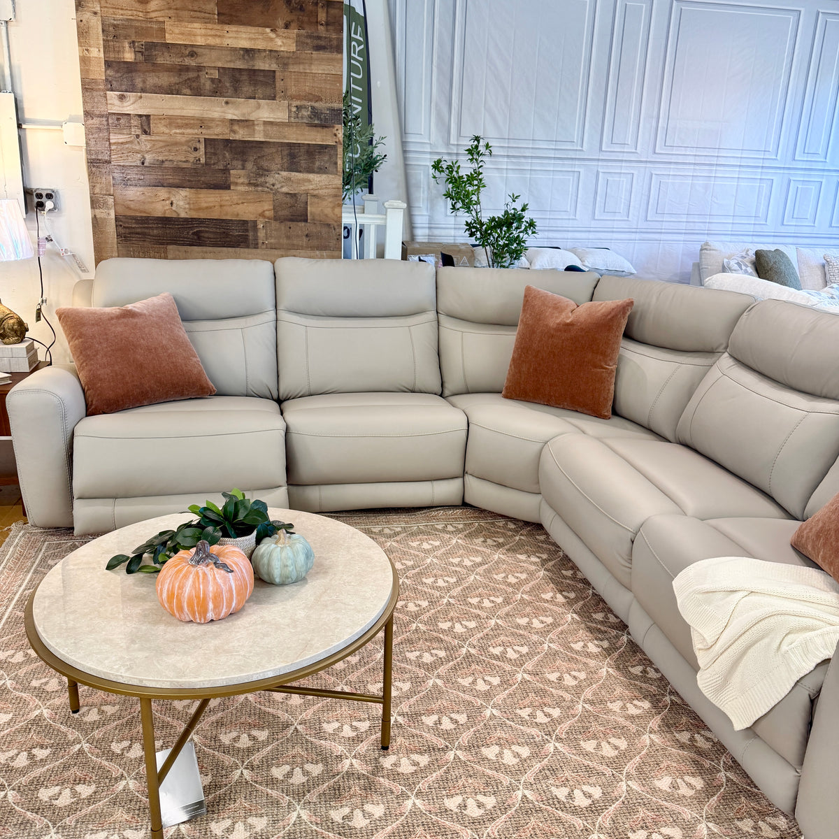 Salerno Power Reclining Sectional (5pc)