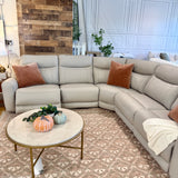 Salerno Power Reclining Sectional (5pc)