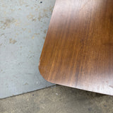 Walnut MCM-Style Coffee Table w/ Storage