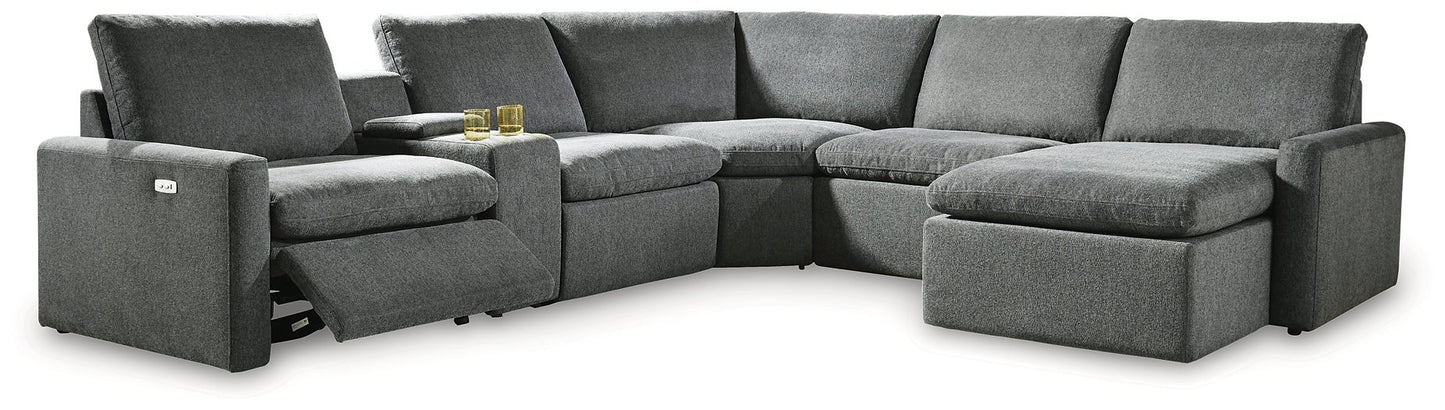 Hartsdale Power Reclining Sectional with Chaise - Pull Up A Couch