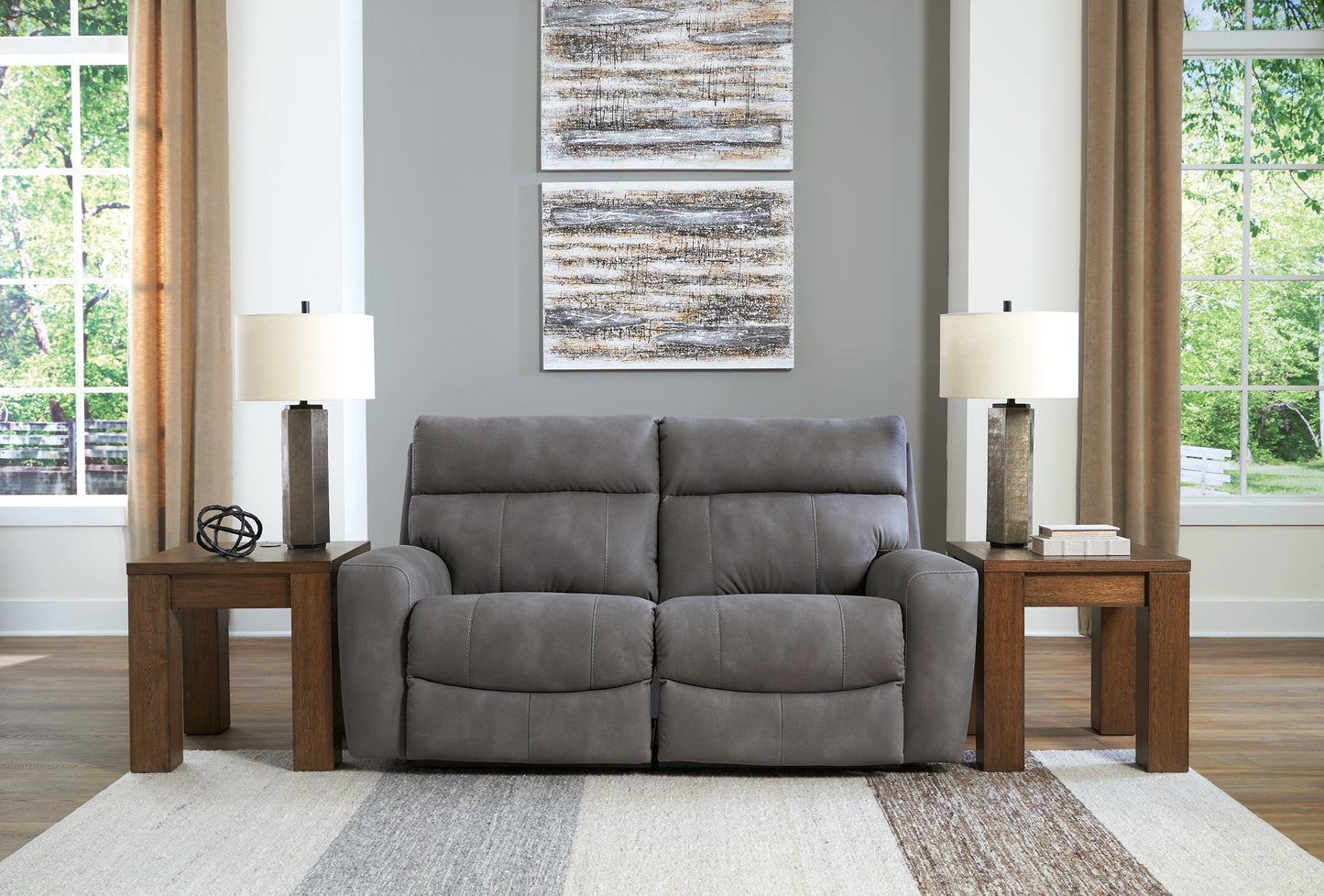 Next-Gen DuraPella Power Reclining Sectional Loveseat - Pull Up A Couch