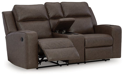 Lavenhorne Reclining Loveseat with Console - Pull Up A Couch