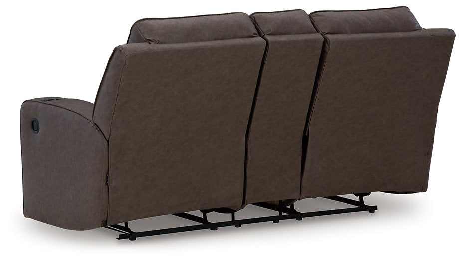 Lavenhorne Reclining Loveseat with Console - Pull Up A Couch