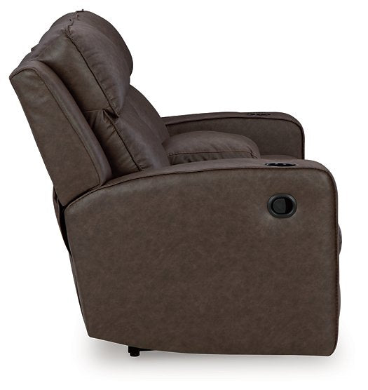 Lavenhorne Reclining Loveseat with Console - Pull Up A Couch