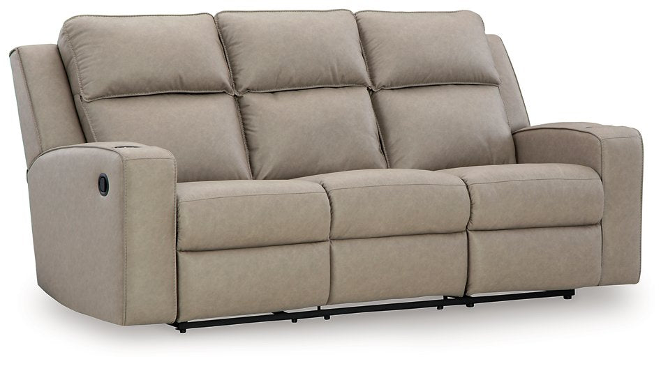 Lavenhorne Reclining Sofa with Drop Down Table - Pull Up A Couch