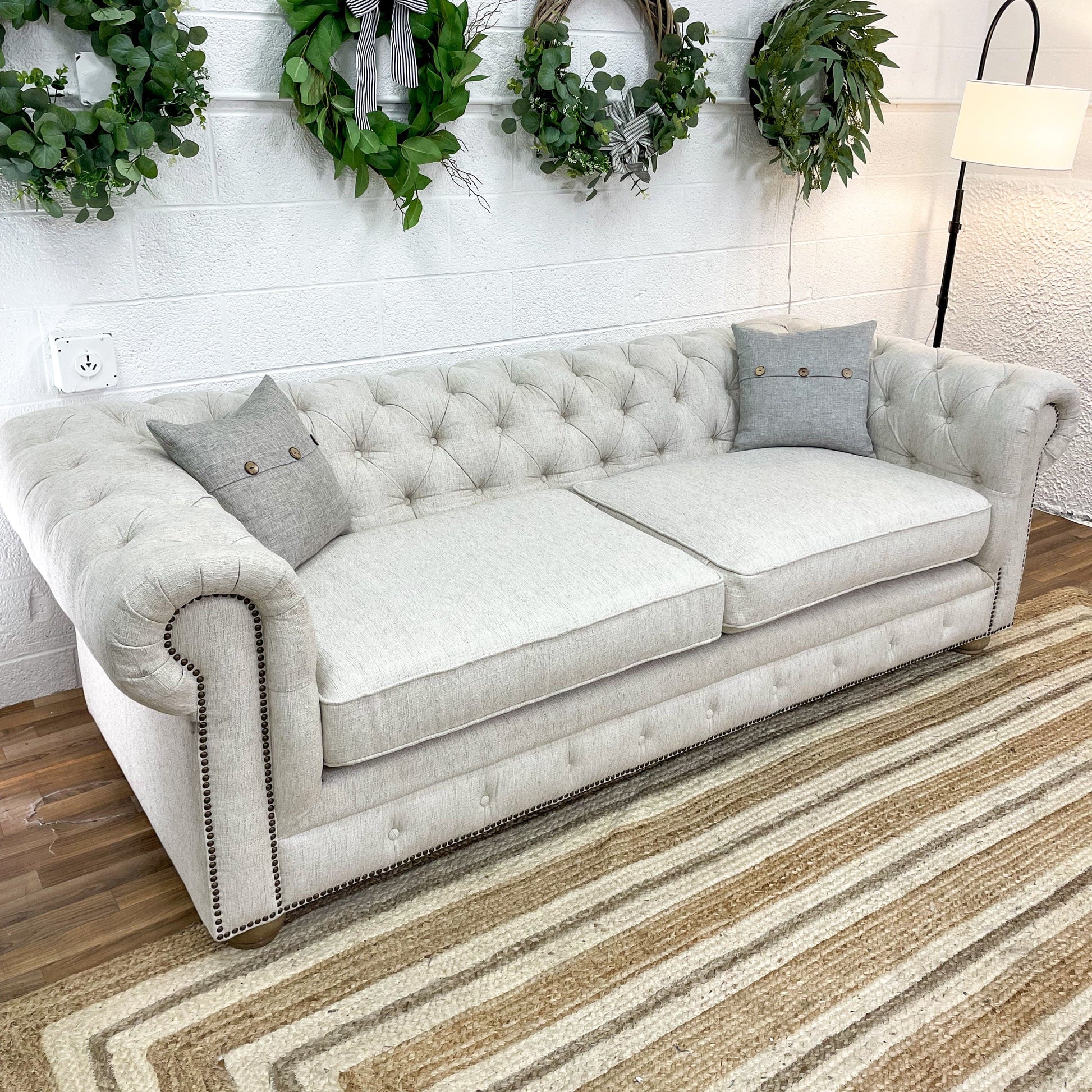 Four Hands Tufted Couch - Pull Up A Couch