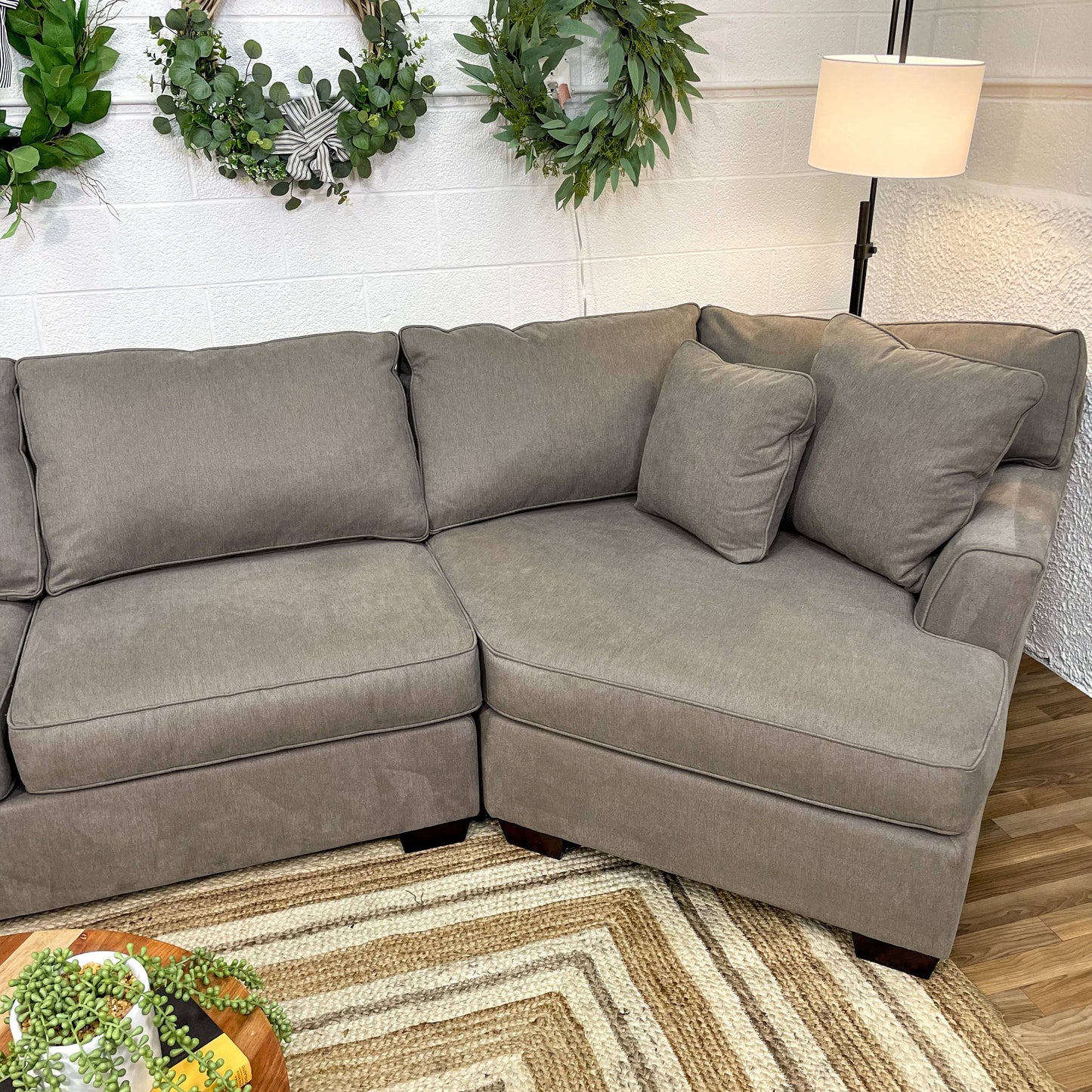 Macy’s 3pc Sectional w/Double Cuddle corner - Pull Up A Couch