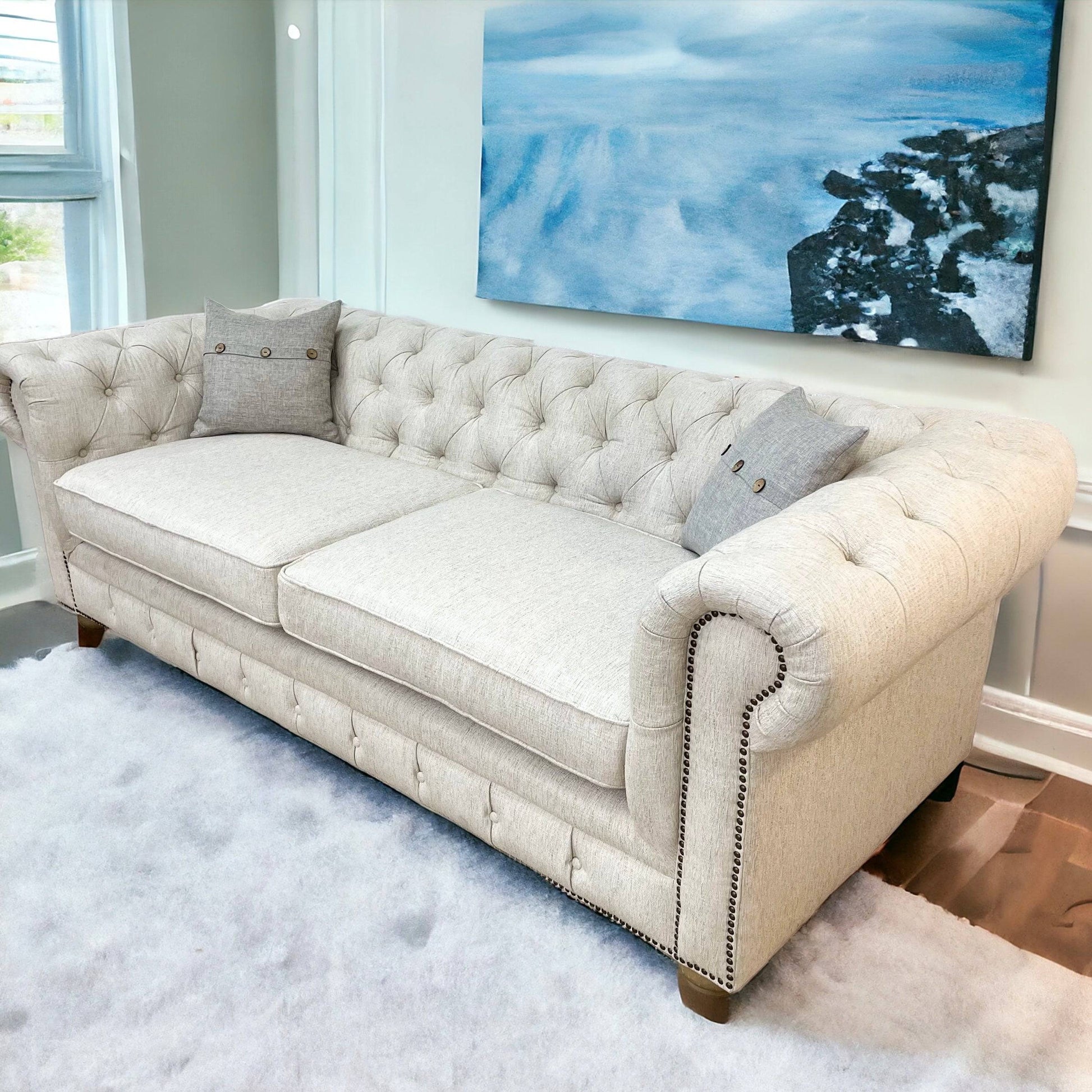 Four Hands Tufted Couch - Pull Up A Couch