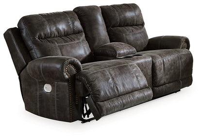 Grearview Power Reclining Loveseat with Console - Pull Up A Couch