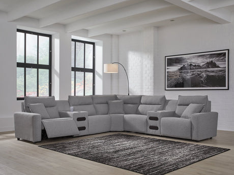 Modmax II Power Reclining Sectional with Audio Consoles - Pull Up A Couch