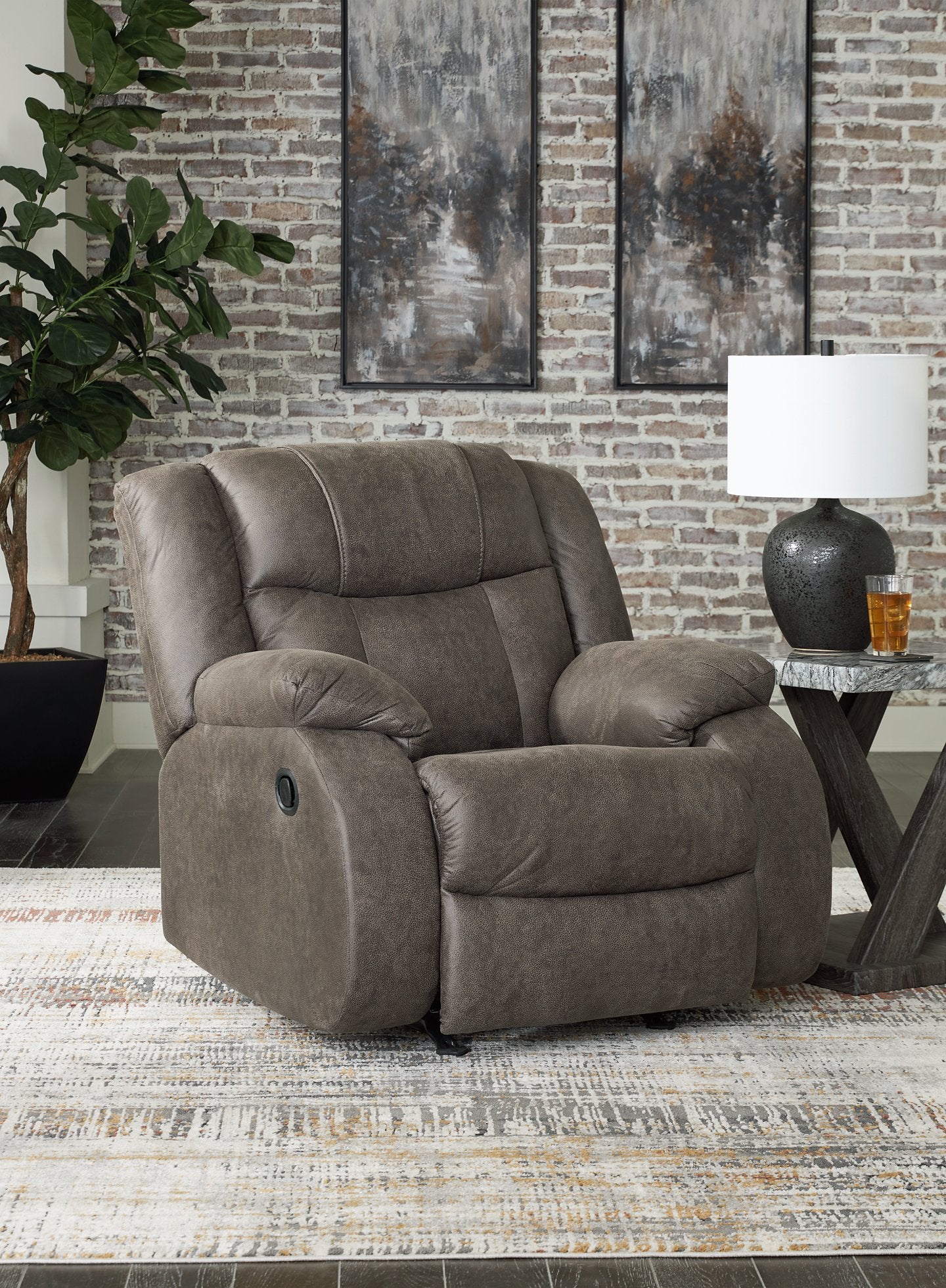 First Base Recliner - Pull Up A Couch