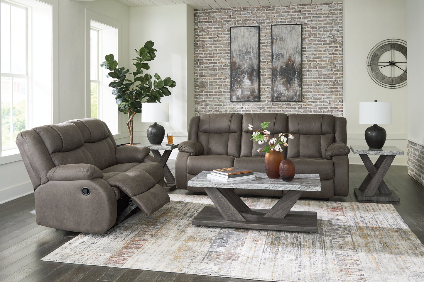 First Base Living Room Set - Pull Up A Couch