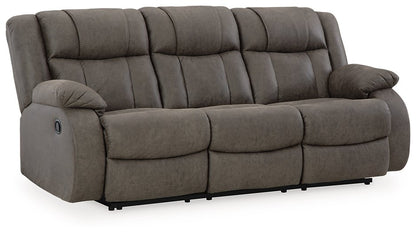 First Base Reclining Sofa - Pull Up A Couch