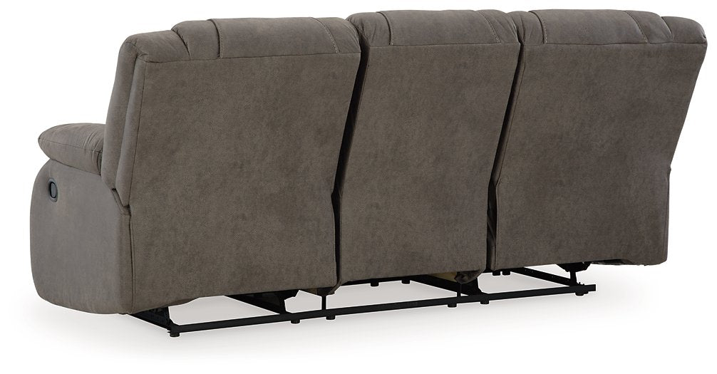 First Base Reclining Sofa - Pull Up A Couch