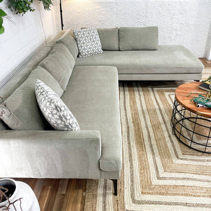 West Elm Andes 2pc Sectional w/Bumper Chaise - Pull Up A Couch