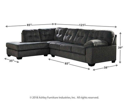 Accrington 2-Piece Sleeper Sectional with Chaise - Pull Up A Couch